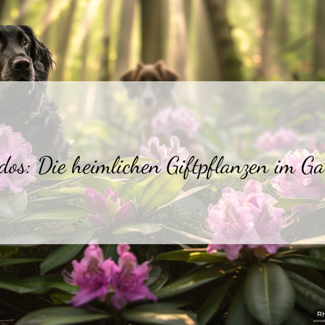Sind Rhododendren giftig für Hunde? Was du wissen musst