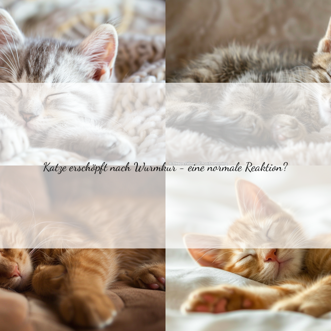 Katze schläft viel nach Wurmkur: Ist das normal?