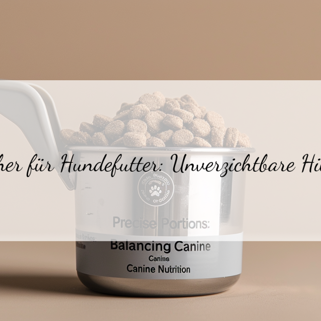 Messbecher für Hundefutter: Genauigkeit ist wichtig für eine ausgewogene Ernährung