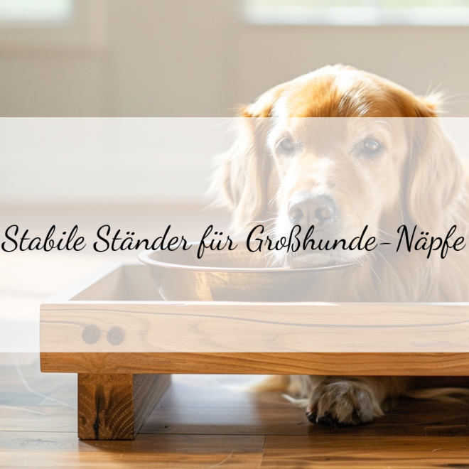 Napfständer für große Hunderassen: Stabiler Halt für den Futternapf