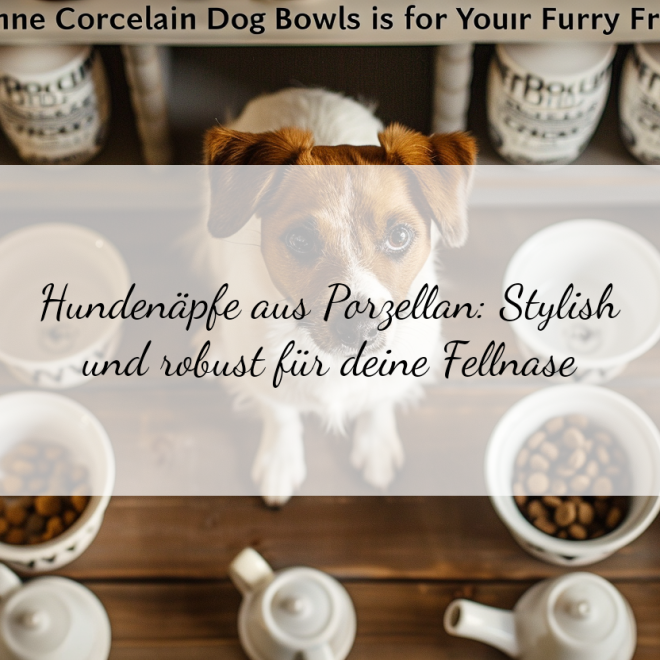 Porzellan Hundenäpfe: Die robusten und stilvollen Begleiter für deine Fellnase
