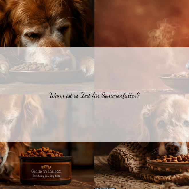 Seniorenfutter einführen: Der sanfte Übergang für Deinen Hund