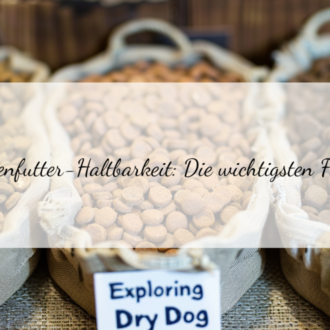 Trockenfutter für Hunde: So lange ist es wirklich haltbar